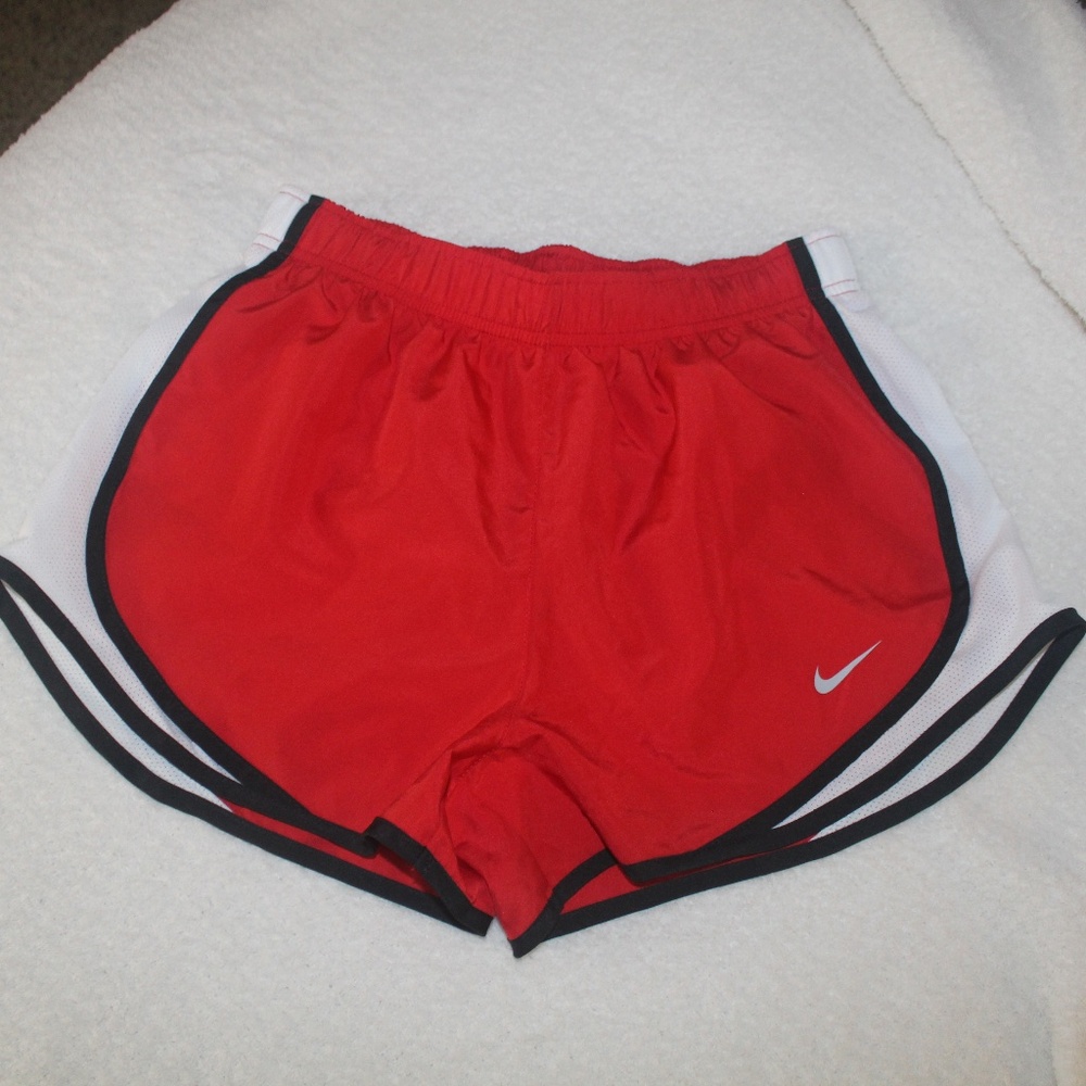 PreLoved Women's Red/White Nike Athletic Shorts